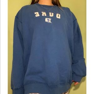 Oversized vintage champs duke crewneck